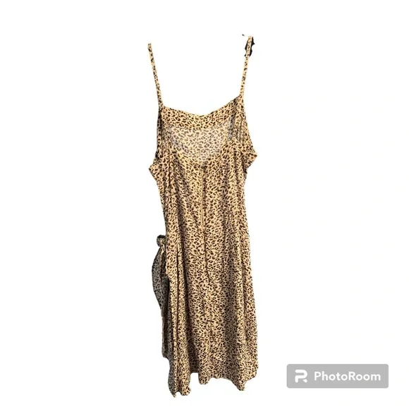 Abercrombie & Fitch cheetah print wrap mini dress size XS - Picture 5 of 7
